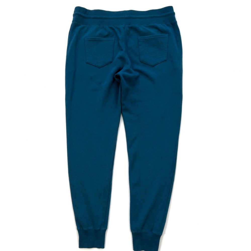 True Religion Women’s Hoodie & Joggers Set Fleece Zip-Up Size XL - Blue - Picture 7 of 10